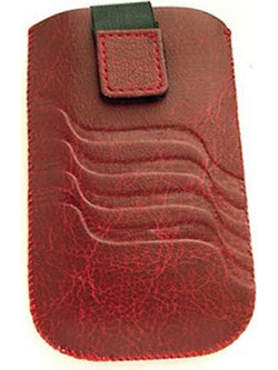 VOLTE-TEL ΘΗΚΗ ΠΟΥΓΚΙ ECO LEATHER LOOP V505 RED S