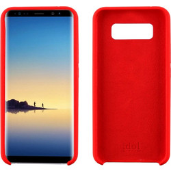 Idol 1991 Back Cover Silicone Velvet Red (Galaxy Note 8)