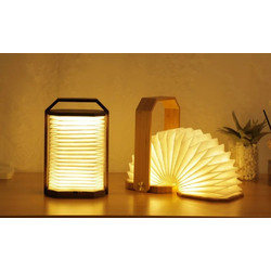 Gingko Smart Origami Lamp American Walnut G033WT