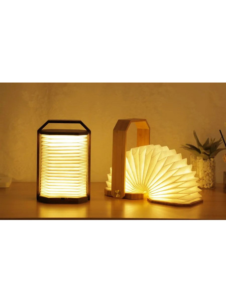 Gingko Smart Origami Lamp American Walnut G033WT