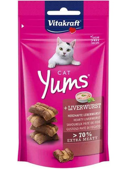 Vitakraft Cat Yums Liver Sausage 40gr