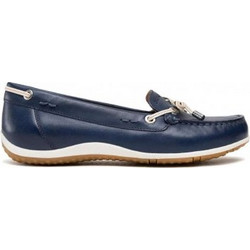 Geox WOMEN'S MOCCASIN VEGA B BLUE/SKIN D92DNB 043BC C4EA5 Geox
