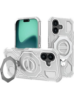 Techsuit - Carbon Shield Pro - Iphone 16 - White Transparent
