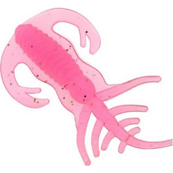 Nerd Fishing Γαρίδα Σιλικόνης Τεχνητό Δόλωμα Candy Pink