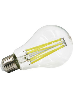 Λάμπα Led COG αχλάδι διάφανο Ε27 14W 230V 6200k ψυχρό λευκό φως 1680Lm δέσμης 360 - 13-2721140