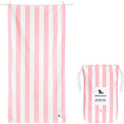 Dock & Bay Cabana Malibu Πετσέτα Θαλάσσης Microfiber Ροζ 90x200cm