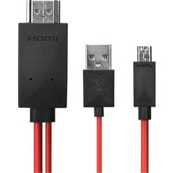 Καλώδιο MHL Micro USB 11pin σε HDMI 1080P HDTV για Samsung Galaxy Note 2 3 / S5 / S4 / S3 - καλώδιο βίντεο