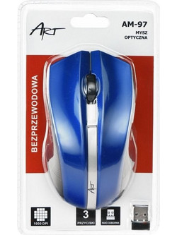 Art AM-97 Ασύρματο Ποντίκι Blue