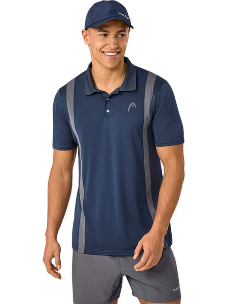 Head Club Tech Ανδρική Μπλούζα Polo Μπλε 811715-NV