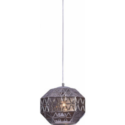 Home Lighting Matilde Κρεμαστό Φωτιστικό Οροφής Μονόφωτο E27 Ανθρακί SE4288-01CL 77-3747