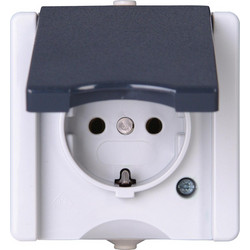 ProAQA ΠΡΙΖΑ ΣΟΥΚΟ ΕΞΩΤΕΡΙΚΗ IP44 ΓΚΡΙ - 1-K947456005