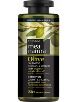 Farcom Mea Natura Olive Strength & Softness Σαμπουάν κατά της Ξηροδερμίας για Ξηρά Μαλλιά 300ml