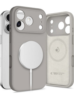 Tech-Protect Silicone MagSafe Case Gray (iPhone 17 Pro)