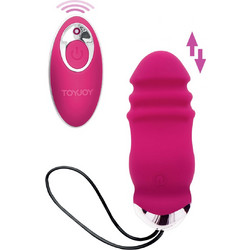 ToyFa Sunny Side Up & Down Δονητής Egg για Ζευγάρια με Τηλεχειριστήριο Ροζ