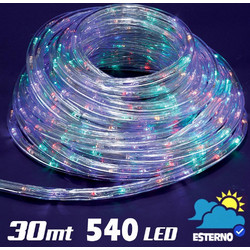 BAKAJI Λαμπερός Σωλήνας 30 Μέτρων LED Πολύχρωμος με 540 Φώτα για Εσωτερική και Εξωτερική Χρήση 02001560