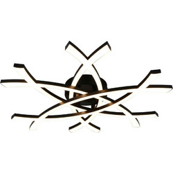Φωτιστικό Οροφής - Πλαφονιέρα Pollock R63691132 SMD 33W 3800lm 3000K 62x59x9cm Black RL Lighting