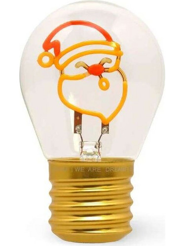 Legami Επιτραπέζιο φωτιστικό σε σχήμα λαμπτήρα - Bulb Fiction (Άγιος Βασίλης)