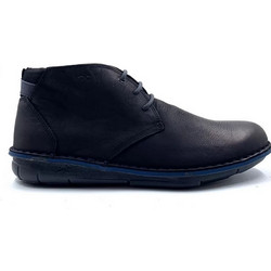 Fluchos Ανδρικά Μποτάκια Δερμάτινα Μαύρα F0701-Desert Negro
