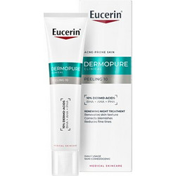 Eucerin DermoPure Clinical Renewing Night Treatment - Peeling pro problematickou plet 40ml