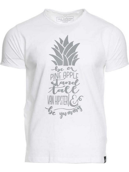 T-shirt βαμβακερή φλάμμα Van Hipster