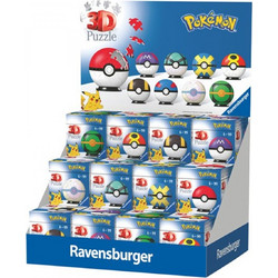 RAVENSBURGER 3D PUZZLE 54ΤΕΜ.POKEMON (DISPLAY 24 ΤΕΜ.) 74022