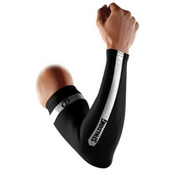 Ελαστική Περιαγκωνίδα Μανίκι Spalding Compression Sleeve With Reflective (Black)