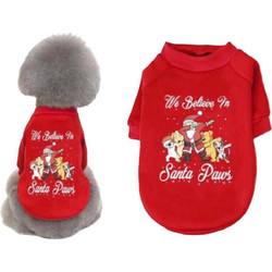 Χριστουγεννιάτικο Φούτερ Σκύλου I Believe in Santa Paws