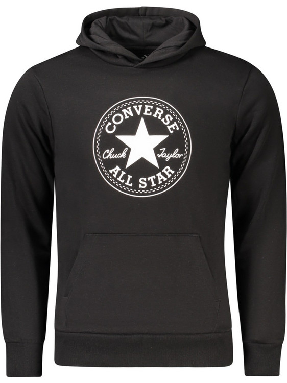 Converse Παιδικό Φούτερ με Κουκούλα Μαύρο 9CC858-023