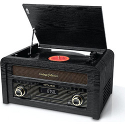 Muse MT-115W Πικάπ Βαλιτσάκι Bluetooth & USB Black