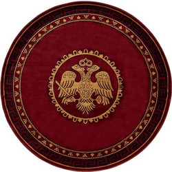 ΧΑΛΙ ΕΚΚΛΗΣΙΑΣΤΙΚΟ ATHOS 2128A BURGUNDY ΡΟΤΟΝΤΑ - 250X250 NewPlan