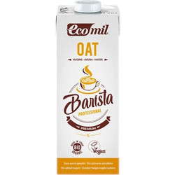 Barista Γάλα Βρώμης BIO Χωρίς Ζάχαρη - Ecomil - 1L
