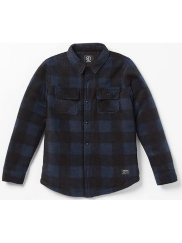 Volcom Boys Bowered Fleece Over Shirt Πουκάμισο Παιδικό - Μπλε (C5832202-NVY)