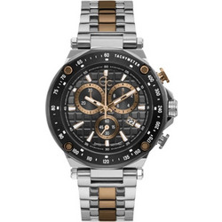Guess Spirit Ανδρικό Ρολόι Χρονογράφος με Ασημί Μεταλλικό Μπρασελέ Y81002G5MF