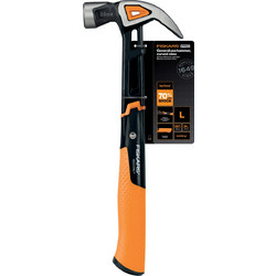 Fiskars - IsoCore Finishing Hammer - Curved Head - L - Tools and Home Improvements