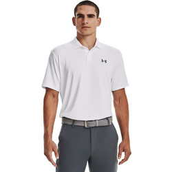 Under Armour Performance 3.0 Ανδρική Αθλητική Μπλούζα Polo Λευκή 1377374-100
