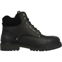 Wrangler Yuma Men Mid Ανδρικά Αρβυλάκια Δερμάτινα Μαύρα 20253061-25Y