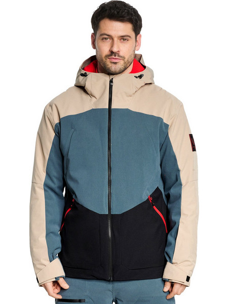 ZIENER Tobin Insulated 10K - Ανδρικό snow Jacket - Iron Sky Cord/Black