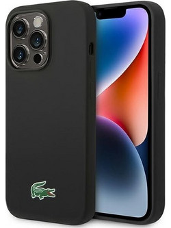 LACOSTE Iphone 14 Pro 6.1 Black Hardcase With Silicone And Magsafe - (LCHMP14LSLOK)