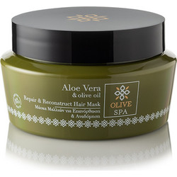 Olive Spa Aloe Vera & Olive Oil Μάσκα Μαλλιών για Επανόρθωση 250ml