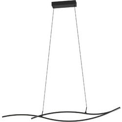 Φωτιστικό Οροφής - Ράγα Grisolia 901207 2xLed 4000K 2500lm 115x120cm Black Eglo
