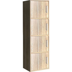 CLOSET Ντουλάπι Βοηθητικό Τετράφυλλο, Απόχρωση Sonoma