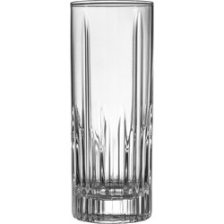 Ποτήρι Γυάλινο Σκαλιστό Ψηλό 32 5cl φ6 3x16 2cm σειρά KALITA UNIGLASS Σετ 12 c503395