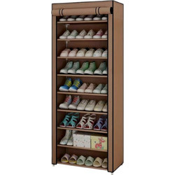 Υφασμάτινη ντουλάπα 9 ραφιών - XG10-9 - 521735 - Brown - 0013313