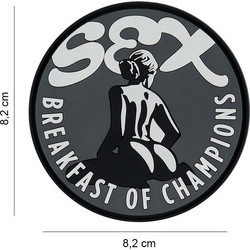 Σήμα Sex-Breakfast Of Champions PVC 101INC - Μαύρο