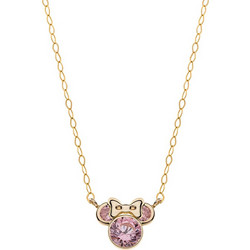 Κολιέ Disney Minnie Mouse χρυσό Κ9 με Ζιργκόν June birthstone'