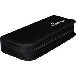 MediaRange Media Storage Wallet for 10 USB Flashdrives & 5 SD Memory Cards Nylon Black (MRBOX99)