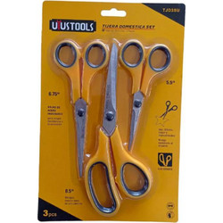 UYUSTOOLS ΣΕΤ 3ΤΜΧ ΨΑΛΙΔΙ ΟΙΚΙΑΚΗΣ ΧΡΗΣΗΣ 14/17/22cm TJD3SU
