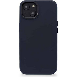 Decoded Leather Back Cover Navy (iPhone 14 Plus)