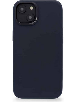 Decoded Leather Back Cover Navy (iPhone 14 Plus)