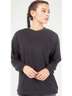 ESSENTIAL RELAXED SWEATSHIRT - BLACK